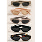 Thick Cat Eye Frame Sunglasses