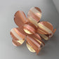 FLOWER STRIPE CELLULOSE HAIR CLAW CLIPS | 40H609