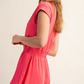 BUTTER SHORT SLEEVE QUARTER ZIP ROMPER