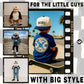 Kids/Baby Two Tone Vintage Cap - Bubs (Navy/Beige)