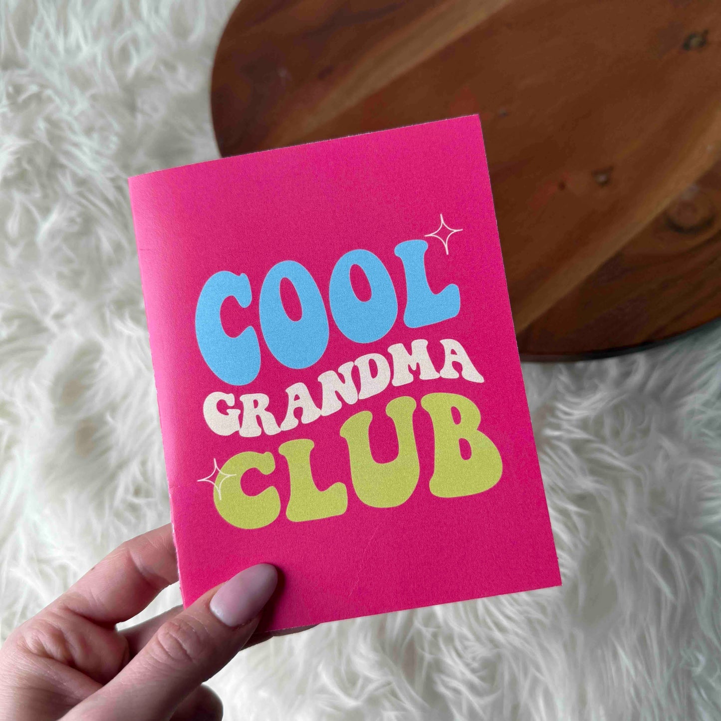 Cool Grandma Club Greeting Card