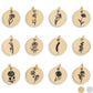 18K Gold PVD Stainless Steel Birth Flower Charm