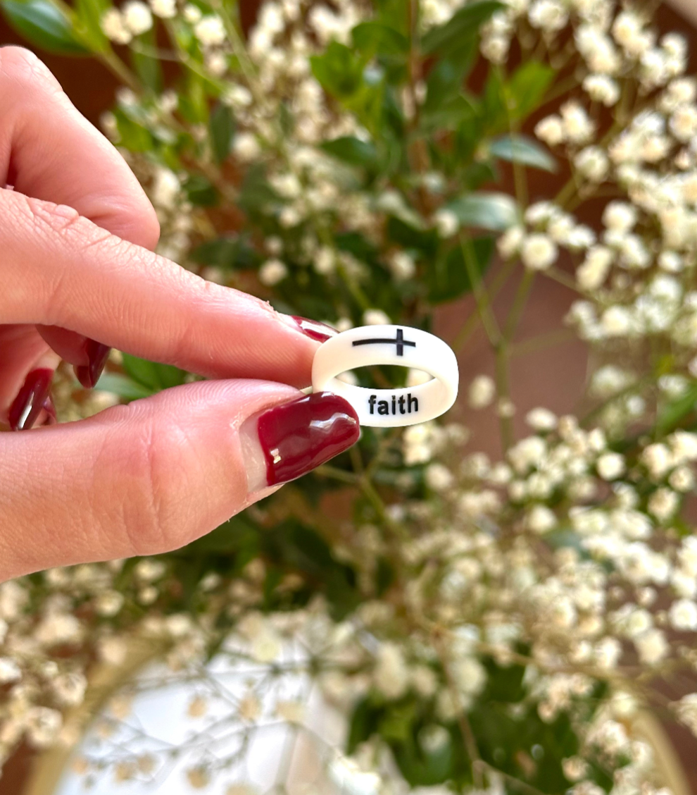 Flip Reversible cross / faith ring