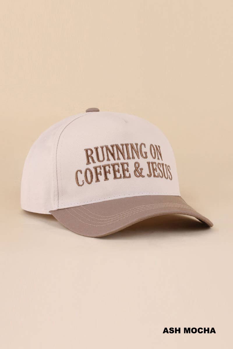 Coffee & Jesus Two Tone Cotton Hat