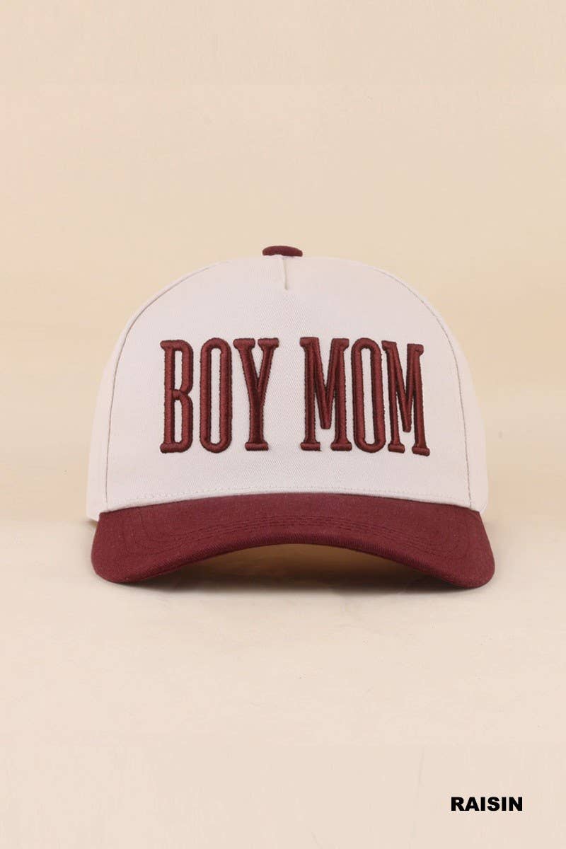 Boy Mom Two Tone Snapback Hat