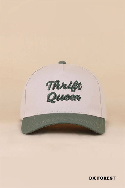 Thrift Queen Two Tone Snapback Hat