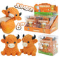 JUMBO 6 Inch Highland Cow Fluffy Slime Filled TPR Squishy