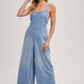 DENIM OVERALL JUMPSUIT