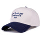 `Put It On My Husband's Tab Two Tone Canvas Cap