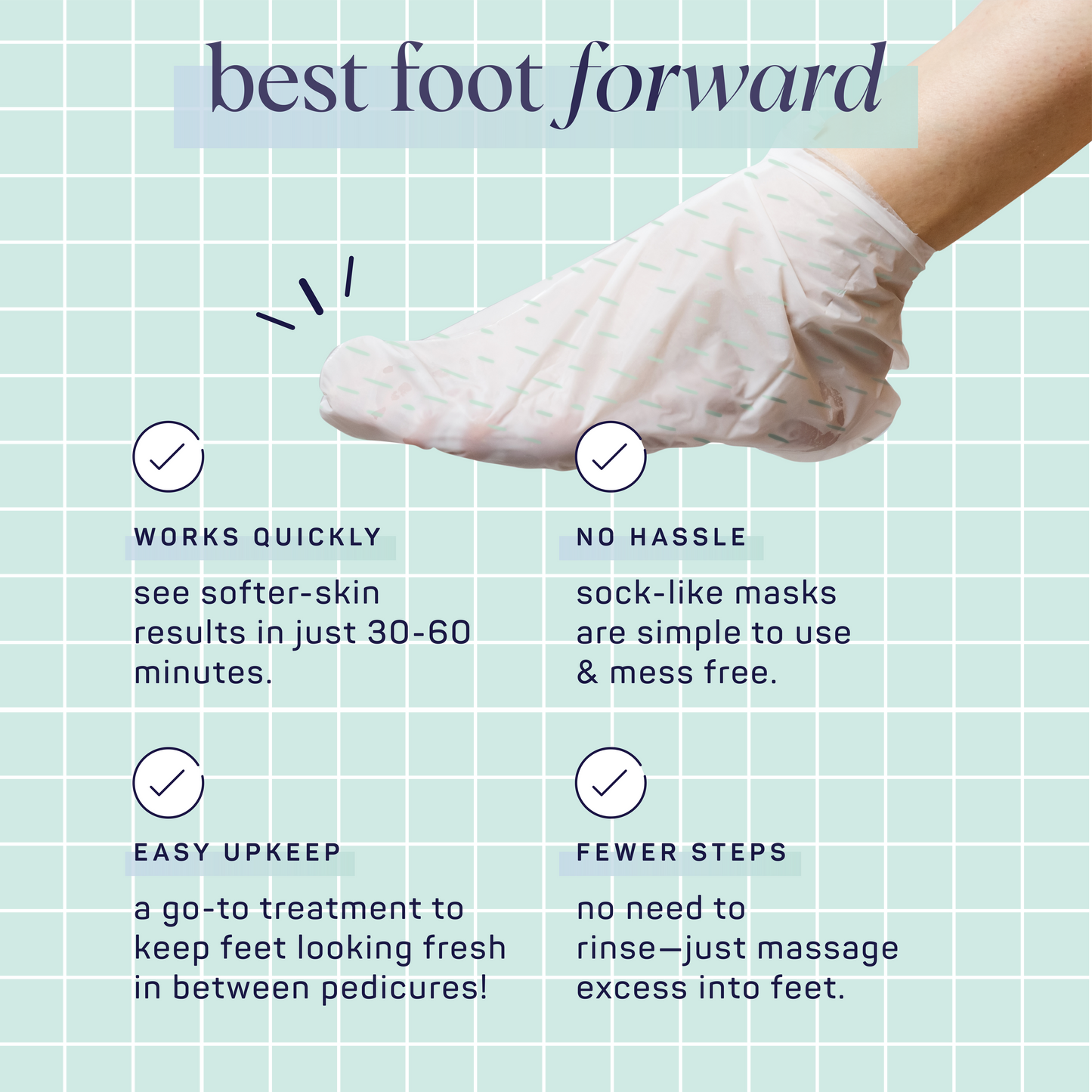Comfort Zone Soothing Foot Mask with Shea Butter & Tea Tree