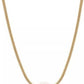 18K STAINLESS STEEL TARNISH FREE PEARL NECKLACE | 40NK9649