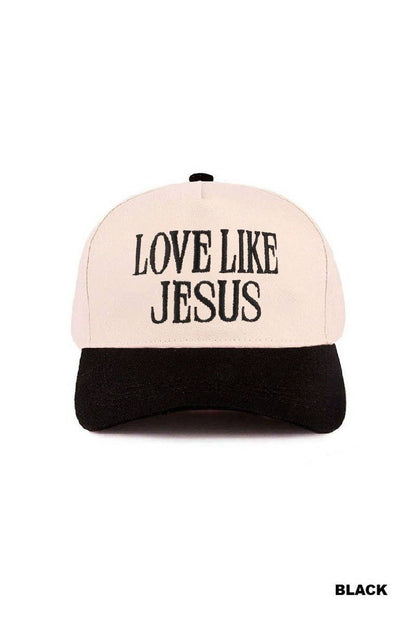 Love Like Jesus Two Tone Cotton Hat
