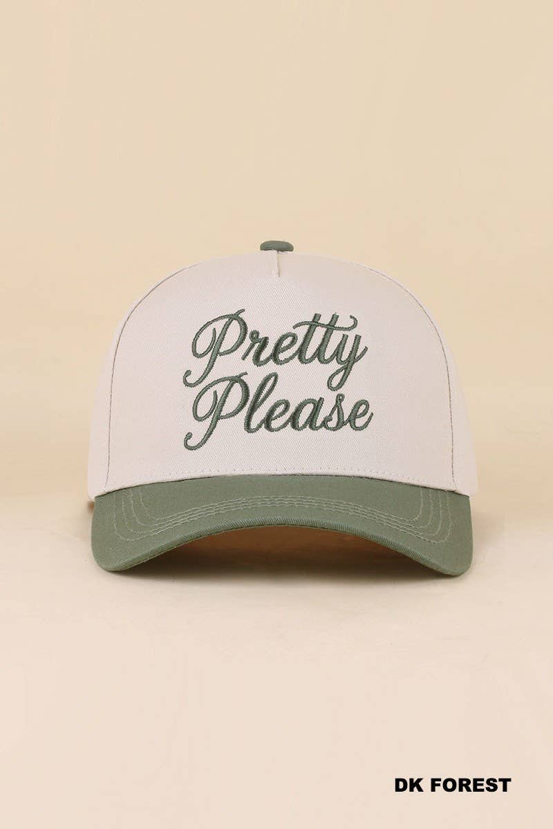 Pretty Please Two Tone Snapback Hat