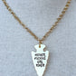 Girl Power Necklace in Gold