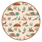 Desert Friends Western Bamboo Baby Blanket Baby Gift Swaddle