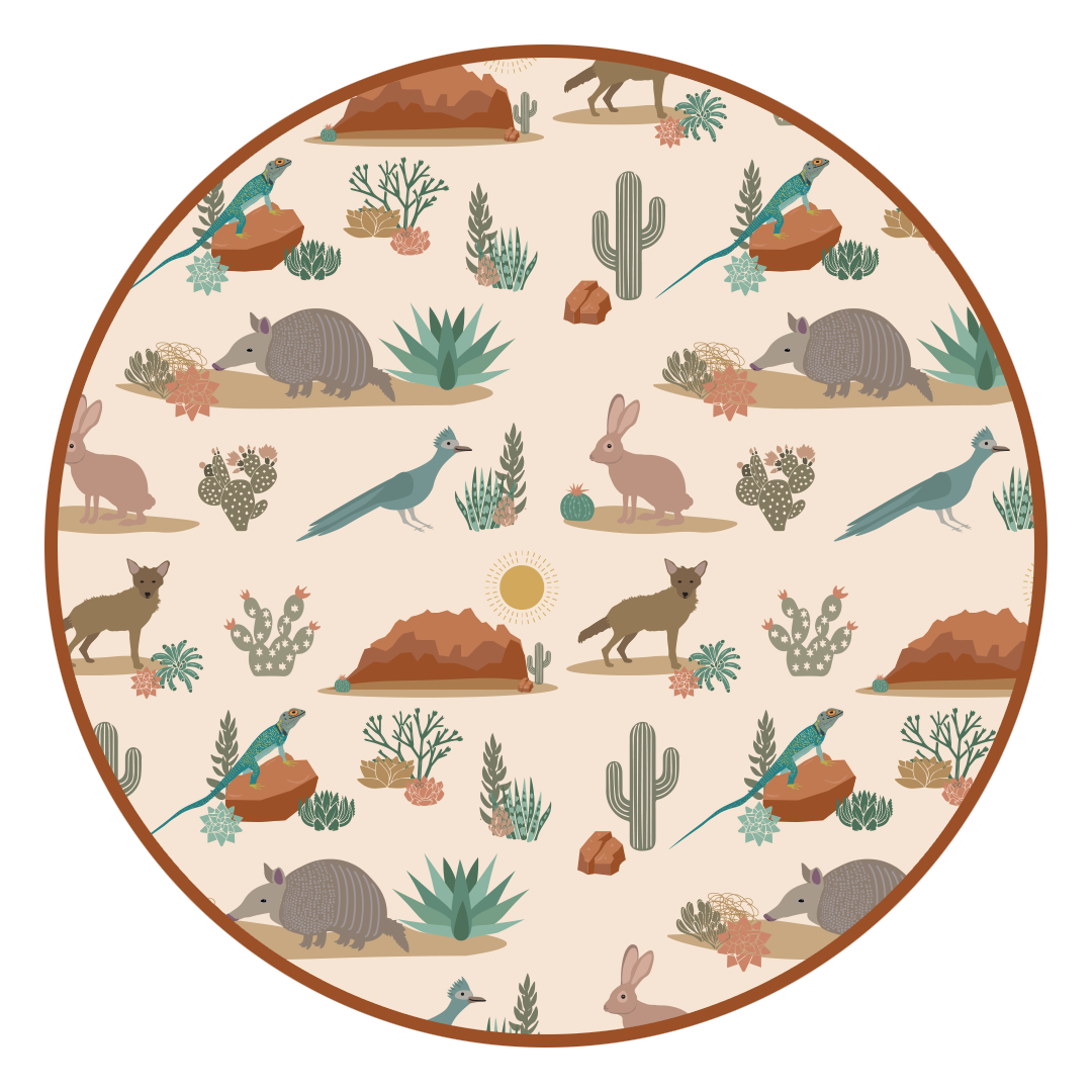 Desert Friends Western Bamboo Baby Blanket Baby Gift Swaddle