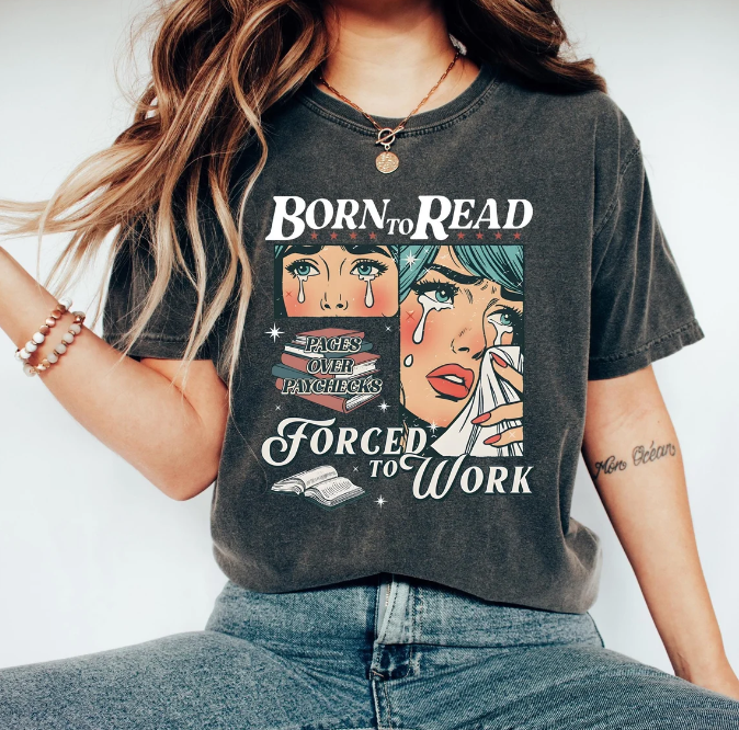 Born To Read Bookish Shirt