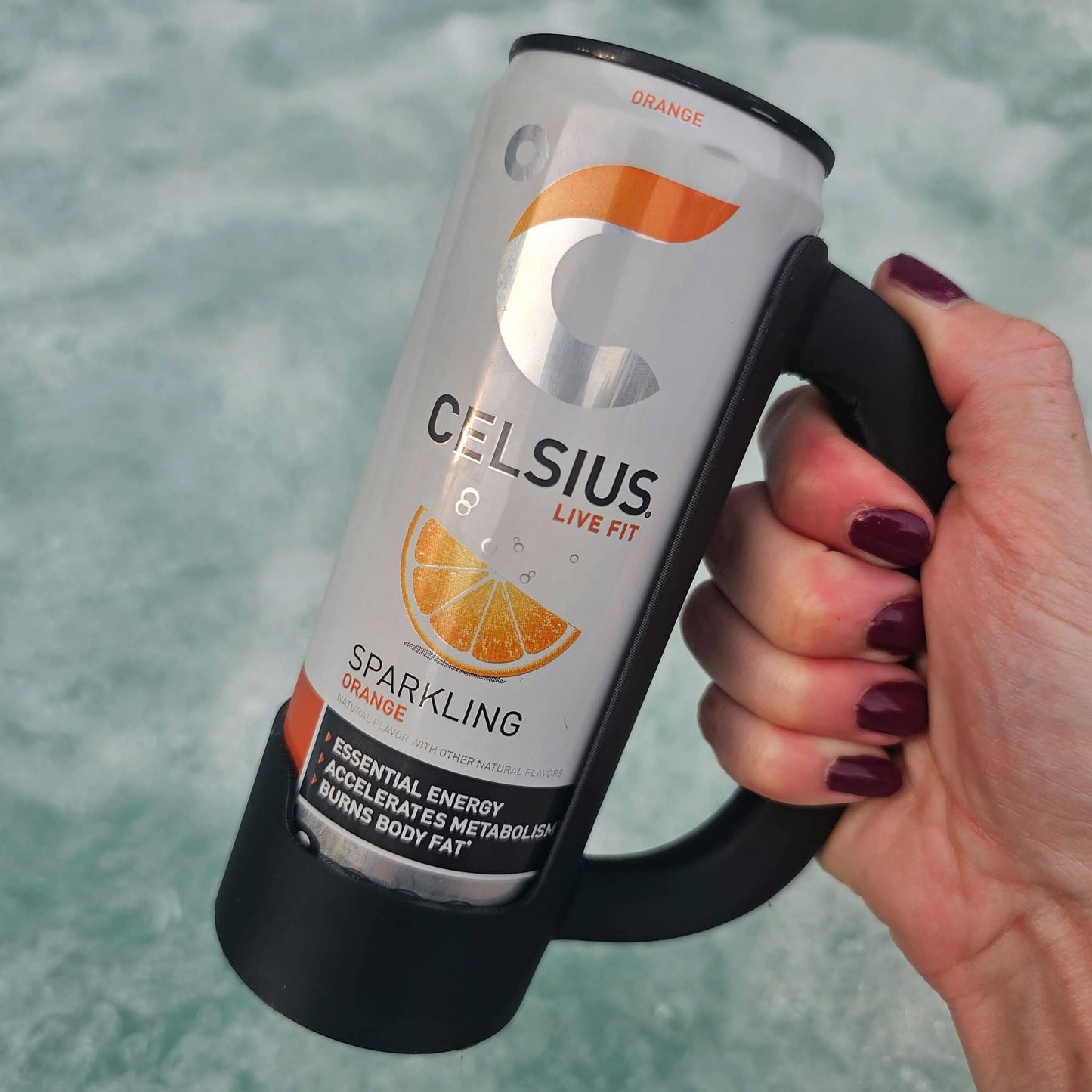 12 oz Slim Can Holder Handle Redbull, Alani Nu, White Claw
