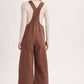 WIDE-LEG OVERALLS JUMPSUIT