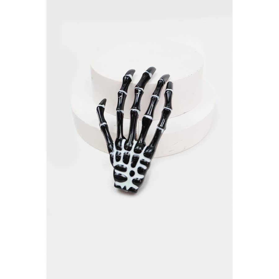 Skeleton Hand Hair Clip