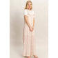 Tie Strap Jumpsuit With Hem Slits