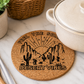 Feel the Sunset Desert Vibes Cork Trivet