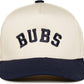 Kids/Baby Two Tone Vintage Cap - Bubs (Navy/Beige)