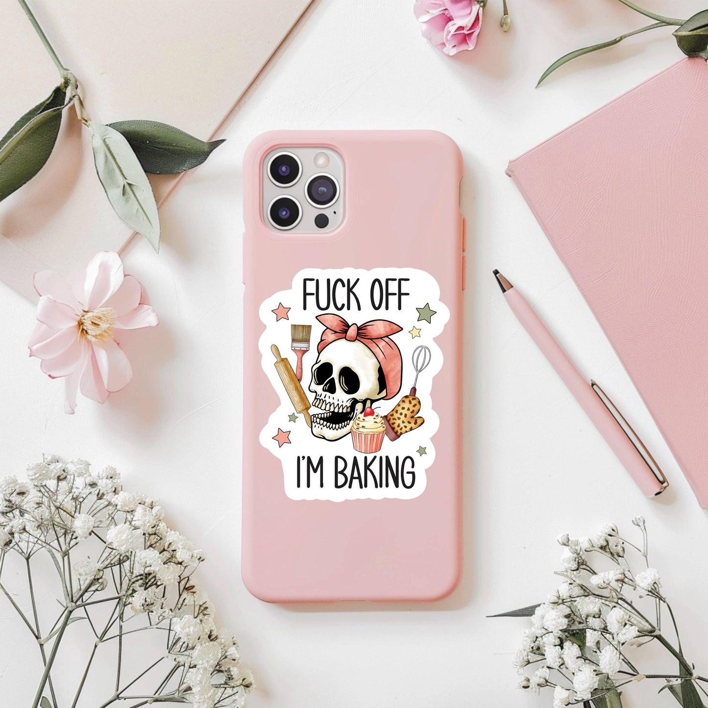 Bitch You Are The Shit Now Go Slay Funny Affirmation Sticker