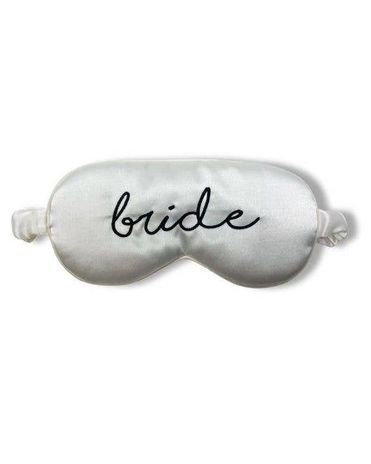 Luxury Adjustable Satin Sleep Eye Mask  - Bride/Groom/Squad