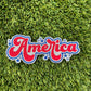 Trendy America Glitter Patch