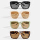 Oversized Cross-Bridge Sunglasses