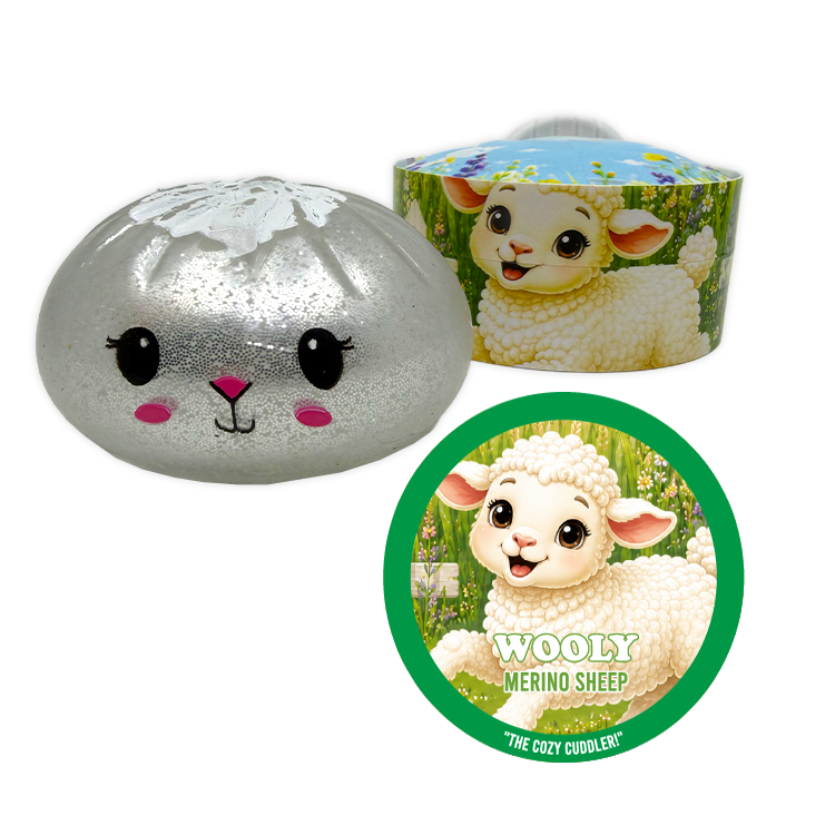 Fun Doh Farm Barnyard Squishy Dumpling Toy - 12/Display