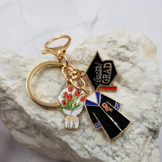 Congrats GRAD Keychain - Graduation Gift
