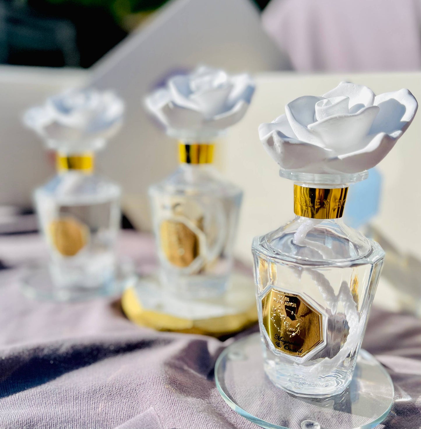 Reed Diffuser Sets !! NEW!! Vintage Rose Ceramic Diffuser