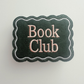 2.5" Book Club -  Embroidered Hat Patch