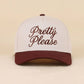 Pretty Please Two Tone Snapback Hat
