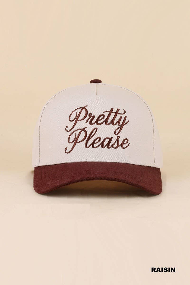 Pretty Please Two Tone Snapback Hat