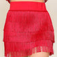 Fringe Rodeo Girl Mini Skirt