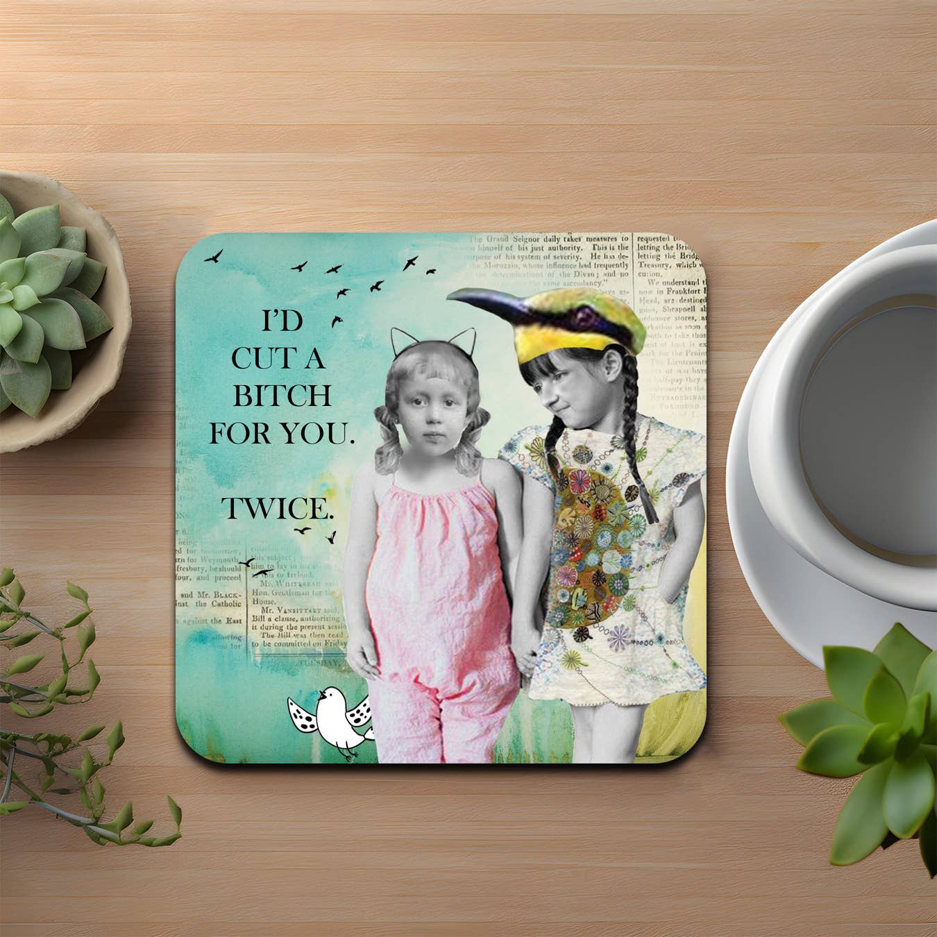 Cut A Bitch Coaster