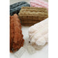 Faux Fur Quilted Cosmetic Pouch