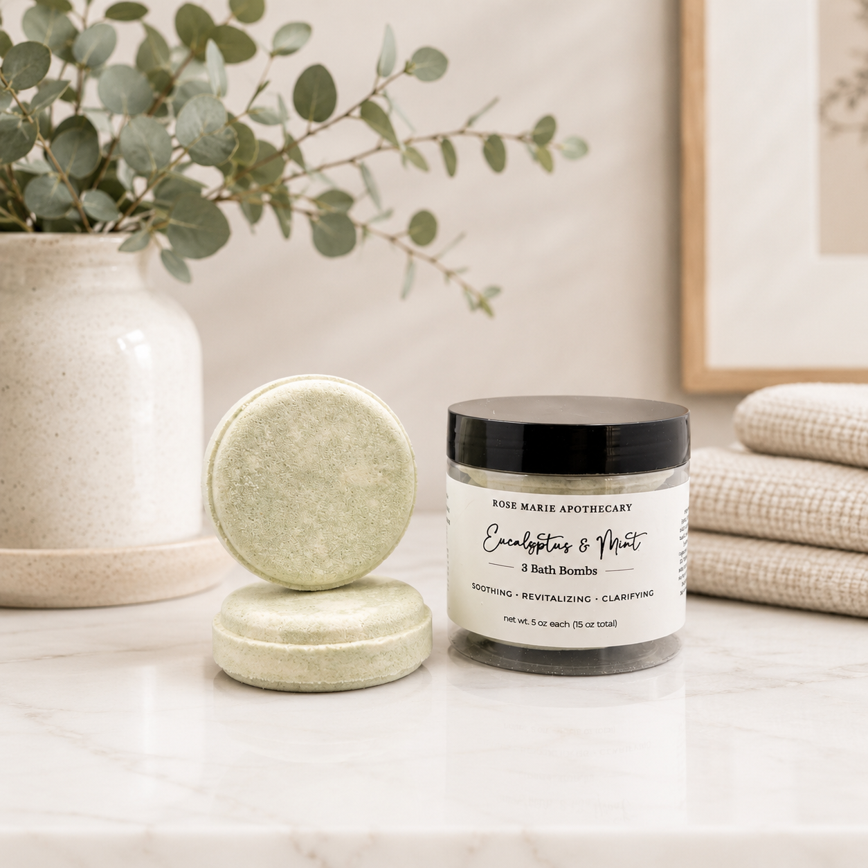 Eucalyptus and Mint 3-Pack Bath Bomb