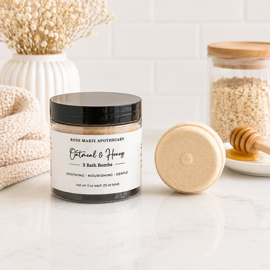 Oatmeal and Honey 3-Pack Bath Bomb