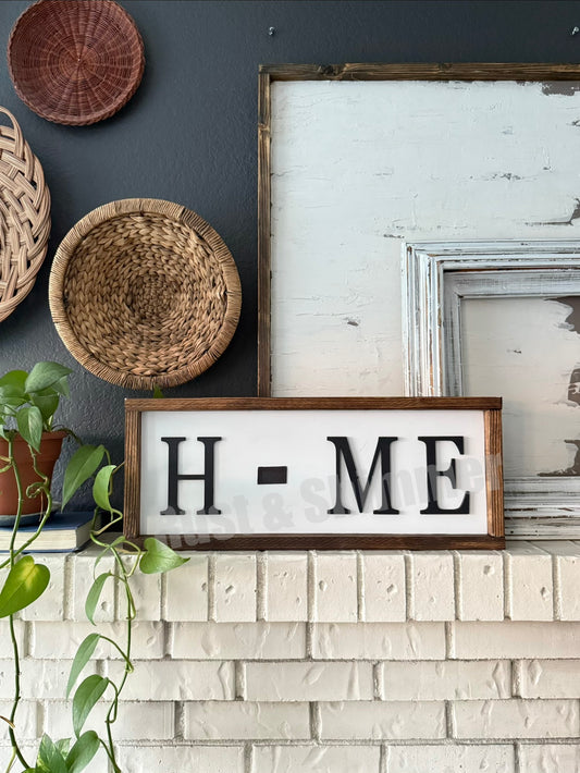 INTG HOME SIGN (INCL. 1 MAGNET)