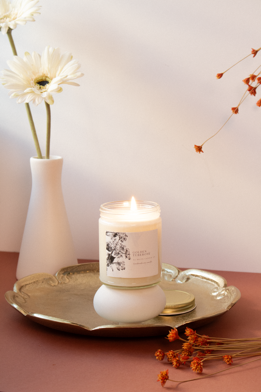 Brite Candle Co. Golden Tuberose Soy Candle