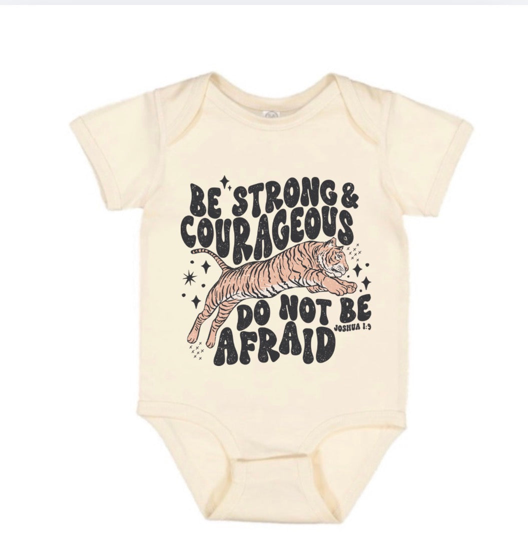 Natural  24 m be strong onesie