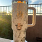 sunflower cow tumbler