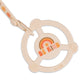 Silicone Teether Ring with Detachable Clip Be Kind Rainbows