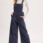 WIDE-LEG OVERALLS JUMPSUIT