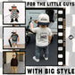 Kids/Baby Two Tone Cap - Long Live Boyhood - Black/Beige