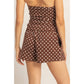 Polka Dot Drawstring Shorts